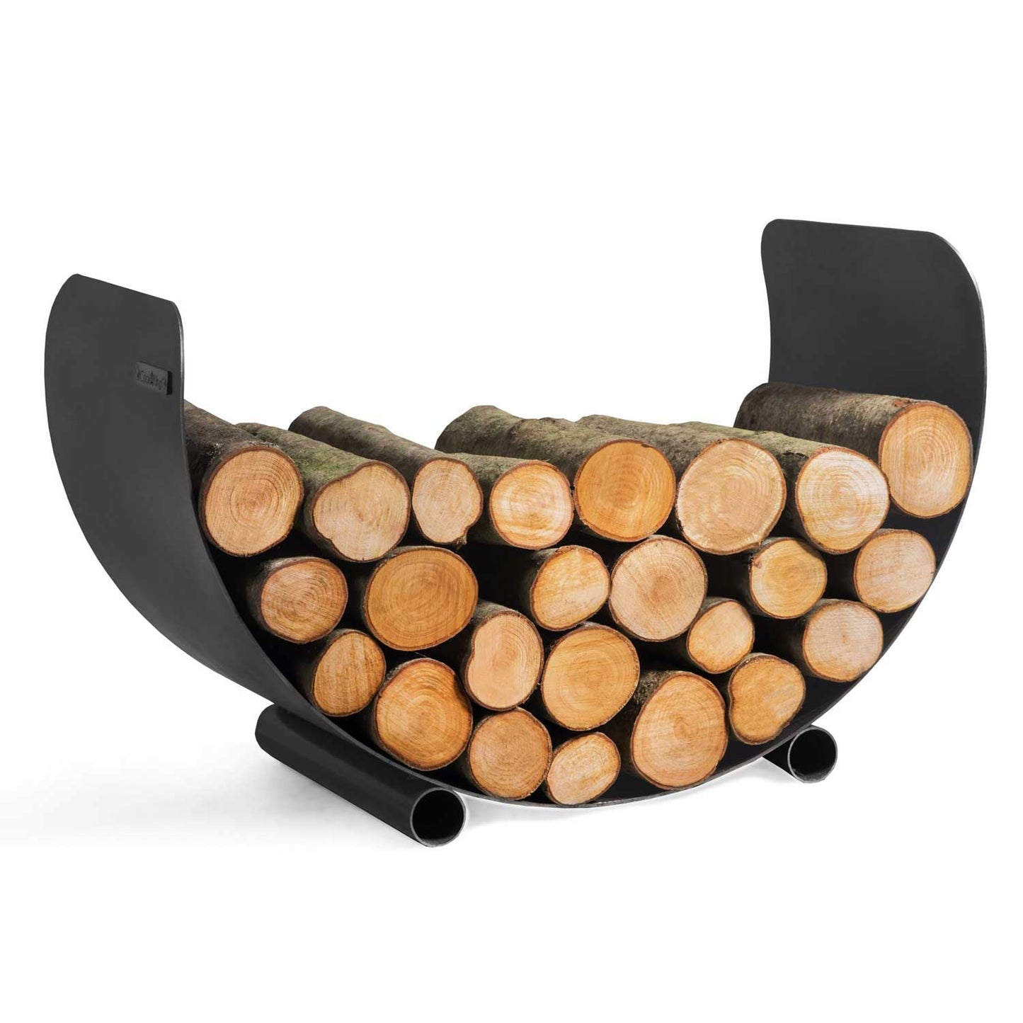 Kaminholzregal „TURYN“, Kaminholzregal Metall, Kaminholzregal außen freistehend, Handgemachte Qualität