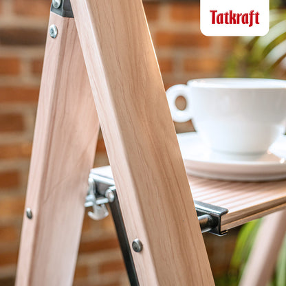 Trittleiter, Stehleiter mit podest, stehleiter 3 stufen, stehleiter, holzleiter - Tatkraft Up