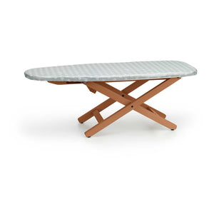 Bügeltisch MINISTYRO, Tisch-Bügeltisch, klappbar, höhenverstellbar, Arbeitsfläche 82 x 33 cm - Farbe Kirsche