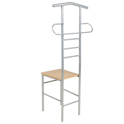 Herrendiener Stühle 2 Stk. Metall, vidaXL, 4