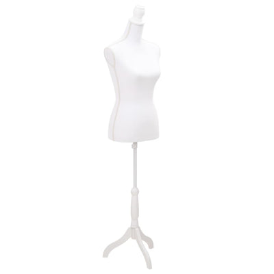 Damenbüste Schneiderpuppe Torso Weiß, vidaXL, 1