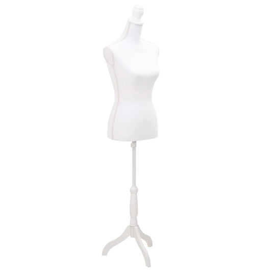 Damenbüste Schneiderpuppe Torso Weiß, vidaXL, 1
