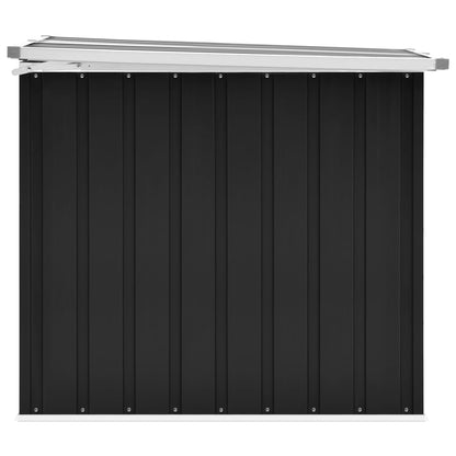 vidaXL - Gartenbox Metall, Gartenbox xxl, 149x99x93 cm, Werkzeugkasten, Aufbewahrungsbox garten, Gartentruhe, Verzinktem Stahl, Anthrazit
