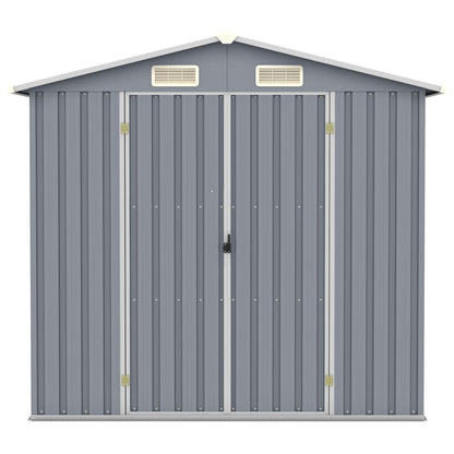 Geräteschuppen, Gartenschrank Wetterfest, Gerätehaus, Gerätehaus metall, Outdoor schrank, Verzinkter Stahl, vidaXL, 7