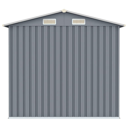 Geräteschuppen, Gartenschrank Wetterfest, Gerätehaus, Gerätehaus metall, Outdoor schrank, Verzinkter Stahl, vidaXL, 3