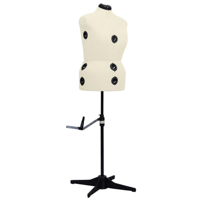 Schneiderpuppe Verstellbar Weiblich Creme L Größe 44-50, vidaXL, 1
