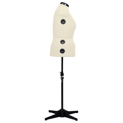 Schneiderpuppe Verstellbar Weiblich Creme L Größe 44-50, vidaXL, 3