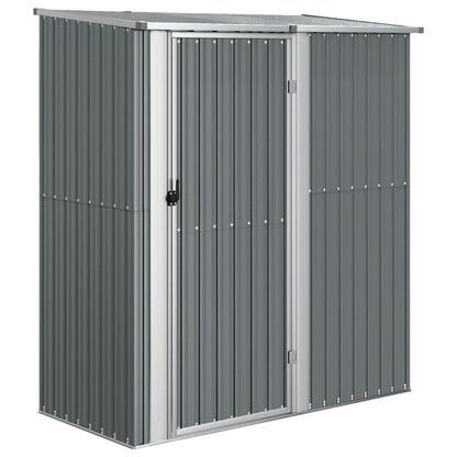 Geräteschuppen, Gerätehaus, Gartenschrank Wetterfest, Gerätehaus metall, Outdoor schrank, Verzinkter Stahl, Grau, vidaXL, 8