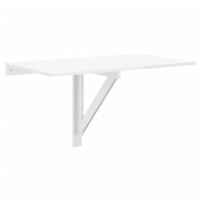 vidaXL - Wand-Klapptisch Hochglanz-Weiß 100x60x56 cm Holzwerkstoff