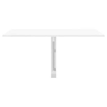vidaXL - Wand-Klapptisch Hochglanz-Weiß 100x60x56 cm Holzwerkstoff