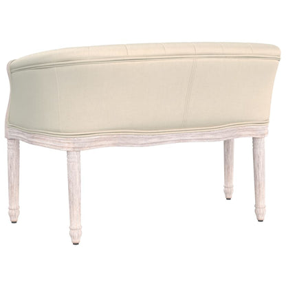 Sitzbank, Bank zum Sitzen, 98x56x69 cm, Maximale Tragfähigkeit (pro Sitz ) 110 kg, Leinen, vidaXL, 4