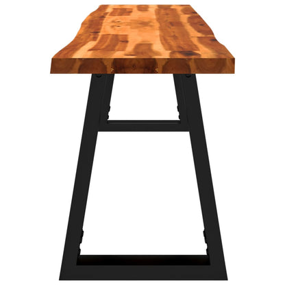 Sitzbank, Bank Baumkante, Bank zum Sitzen, 160 × 35 × 45 cm, Massivholz Akazie, vidaXL, 4