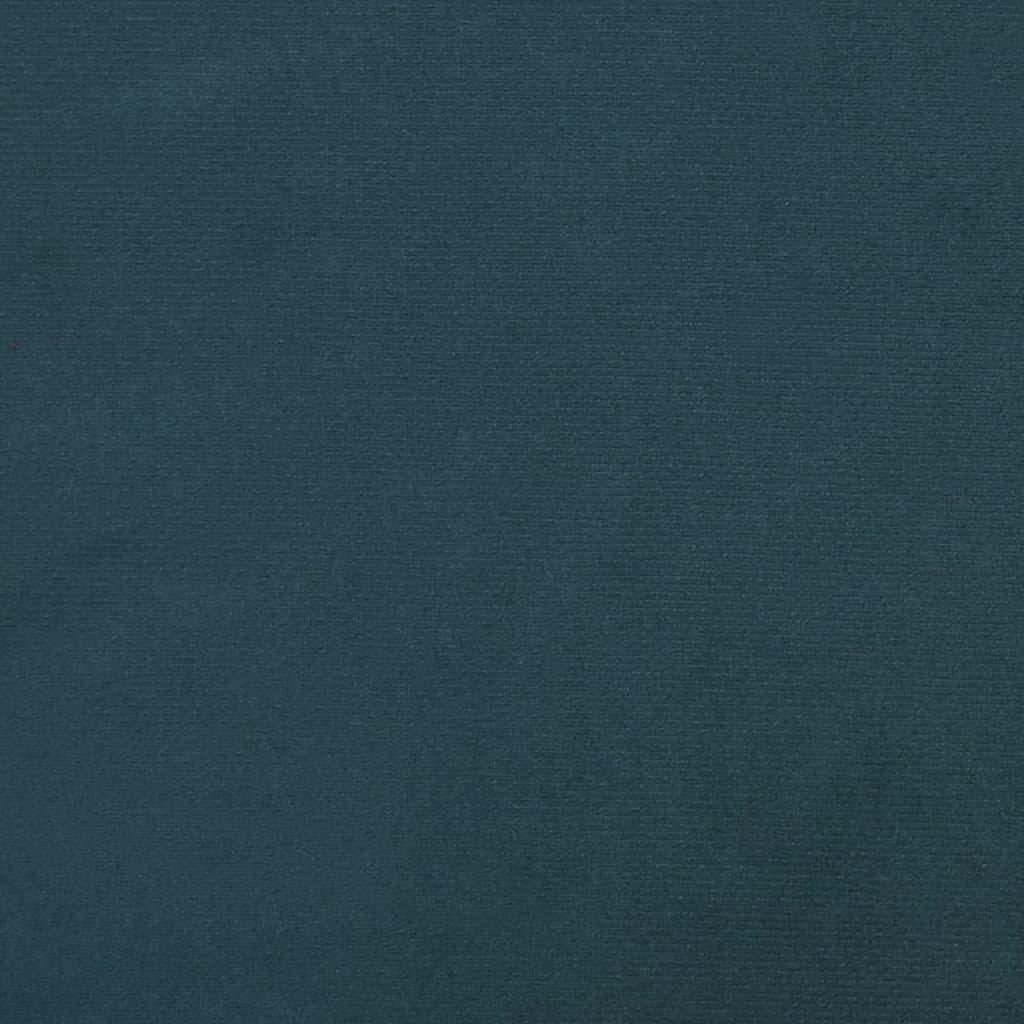 vidaXL Schlafsofa 2-Sitzer Blau Samt