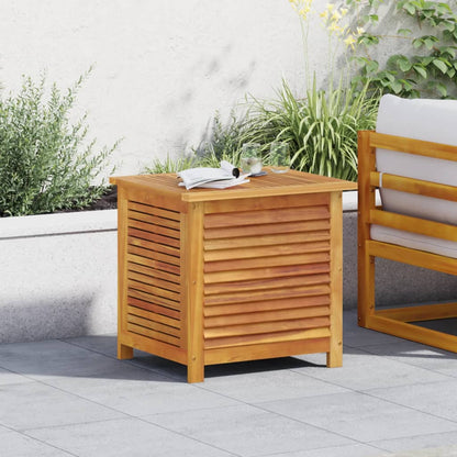 vidaXL Gartenbox mit Lüftungsschlitzen 60x50x56 cm Massivholz Akazie
