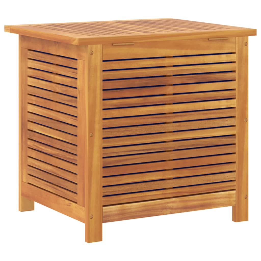 vidaXL Gartenbox mit Lüftungsschlitzen 60x50x56 cm Massivholz Akazie