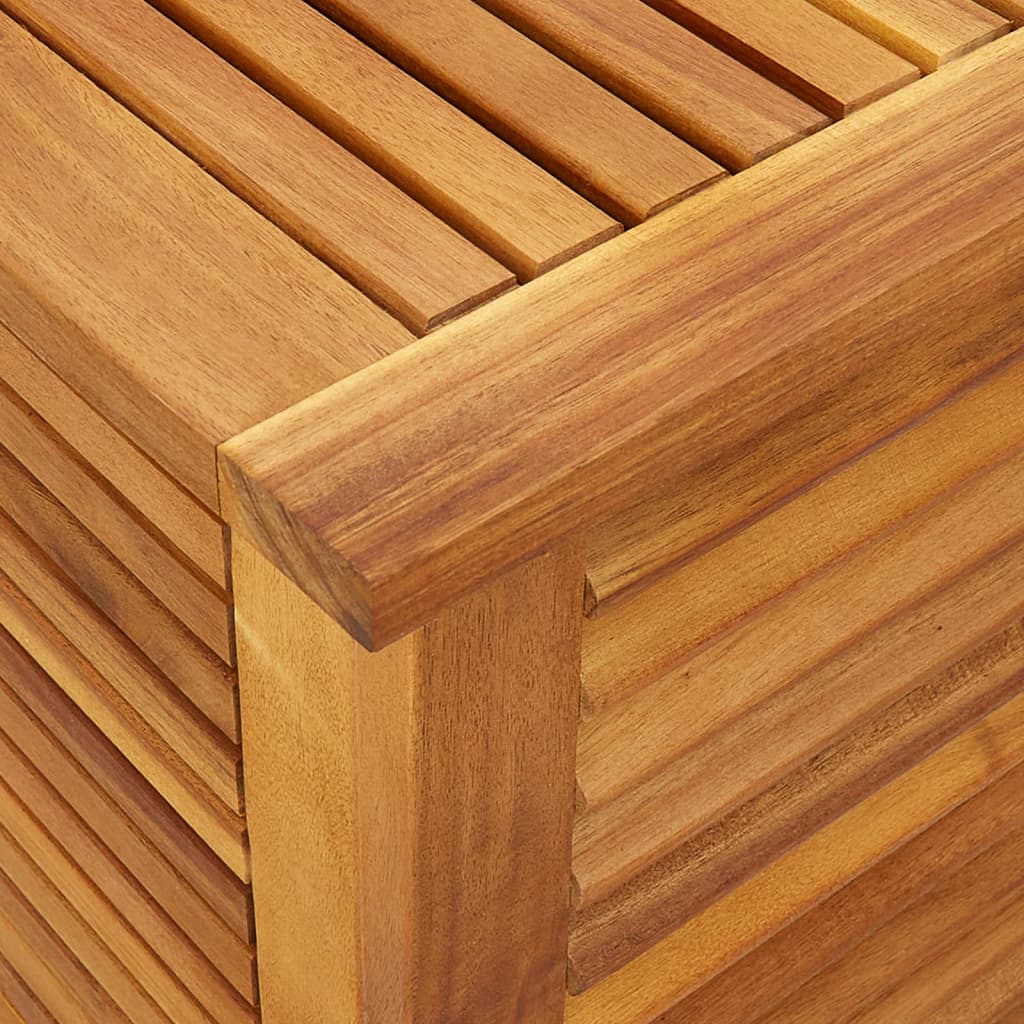 vidaXL Gartenbox mit Lüftungsschlitzen 60x50x56 cm Massivholz Akazie