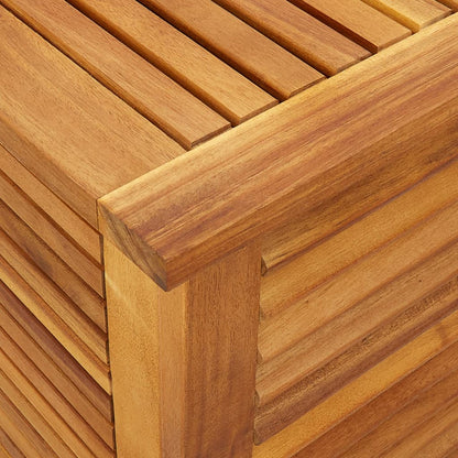 vidaXL Gartenbox mit Lüftungsschlitzen 60x50x56 cm Massivholz Akazie