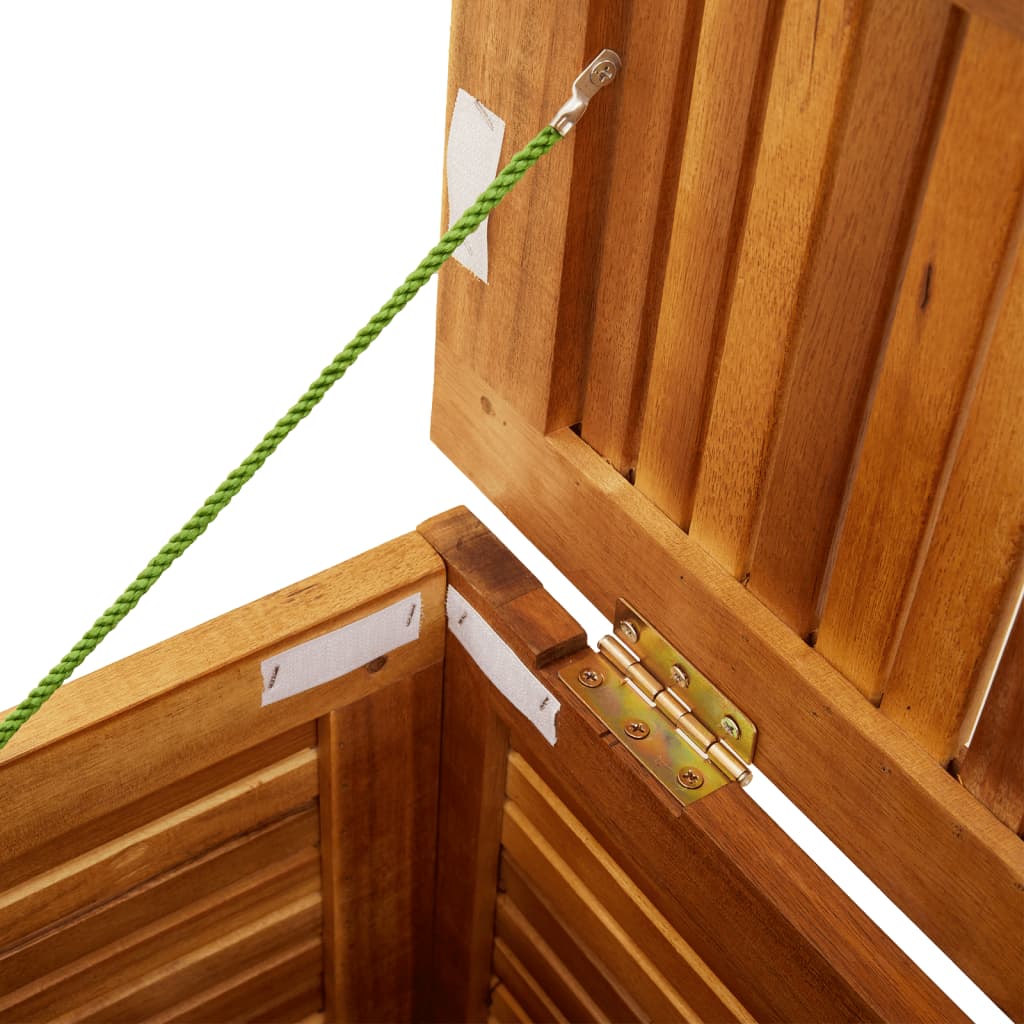 vidaXL Gartenbox mit Lüftungsschlitzen 60x50x56 cm Massivholz Akazie