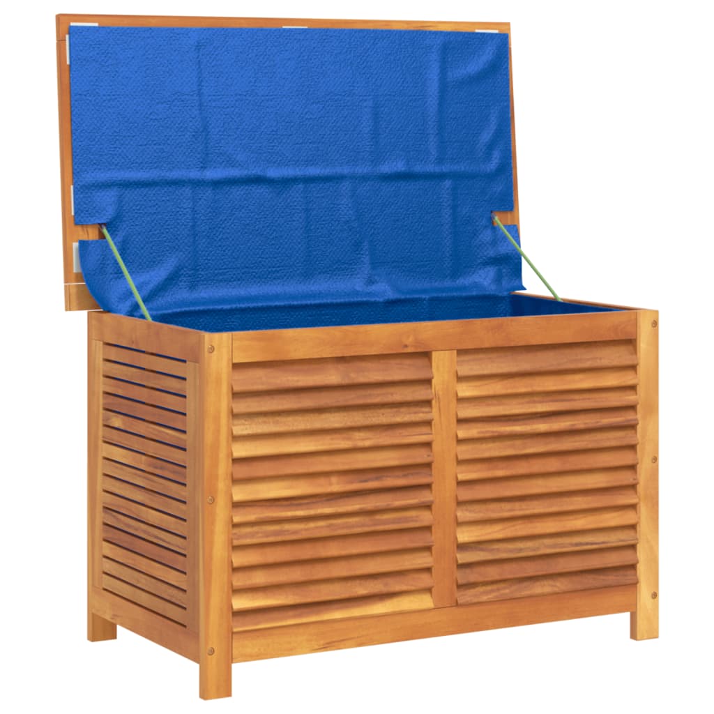 vidaXL Gartenbox mit Lüftungsschlitzen 90x50x56 cm Massivholz Akazie