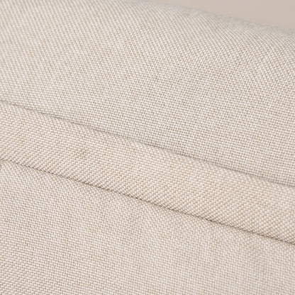 HOMCOM - Schlafsofa Einzelsofa Sofabett, Klappsofa mit verstellbarer Rückenlehne, nordisch, Leinenimitat