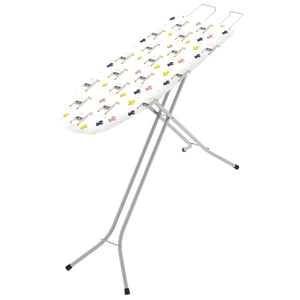 Bügelbrett, Bügeltisch, 110x32 cm, Höhenverstellbar in 4 Positionen bis 88 cm, Pulverbeschichteter Stahl, Hergestellt in Italien, Colombo EASY, 1