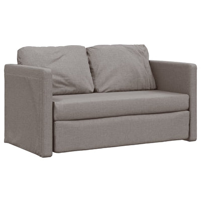 Bodensofa, Boden Sofa, Bodencouch, Bodensofa mit Schlaffunktion, Bodensofa Klappbar, Stoff, Taupe, vidaXL, 1