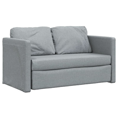 Bodensofa, Boden sofa, Bodencouch, Bodensofa mit Schlaffunktion, Bodensofa klappbar. Stoff, Hellgrau, vidaXL, 1