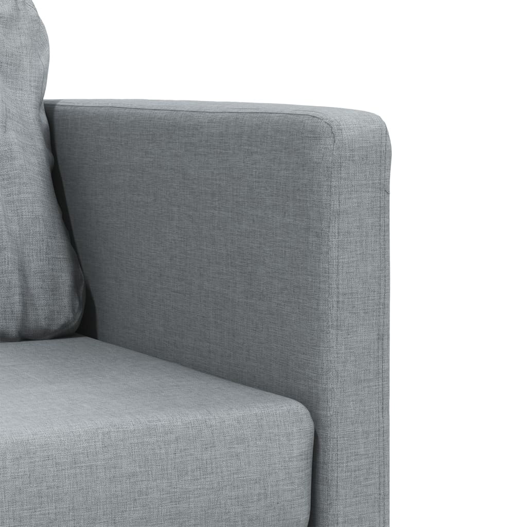 Bodensofa, Boden sofa, Bodencouch, Bodensofa mit Schlaffunktion, Bodensofa klappbar. Stoff, Hellgrau, vidaXL, 7