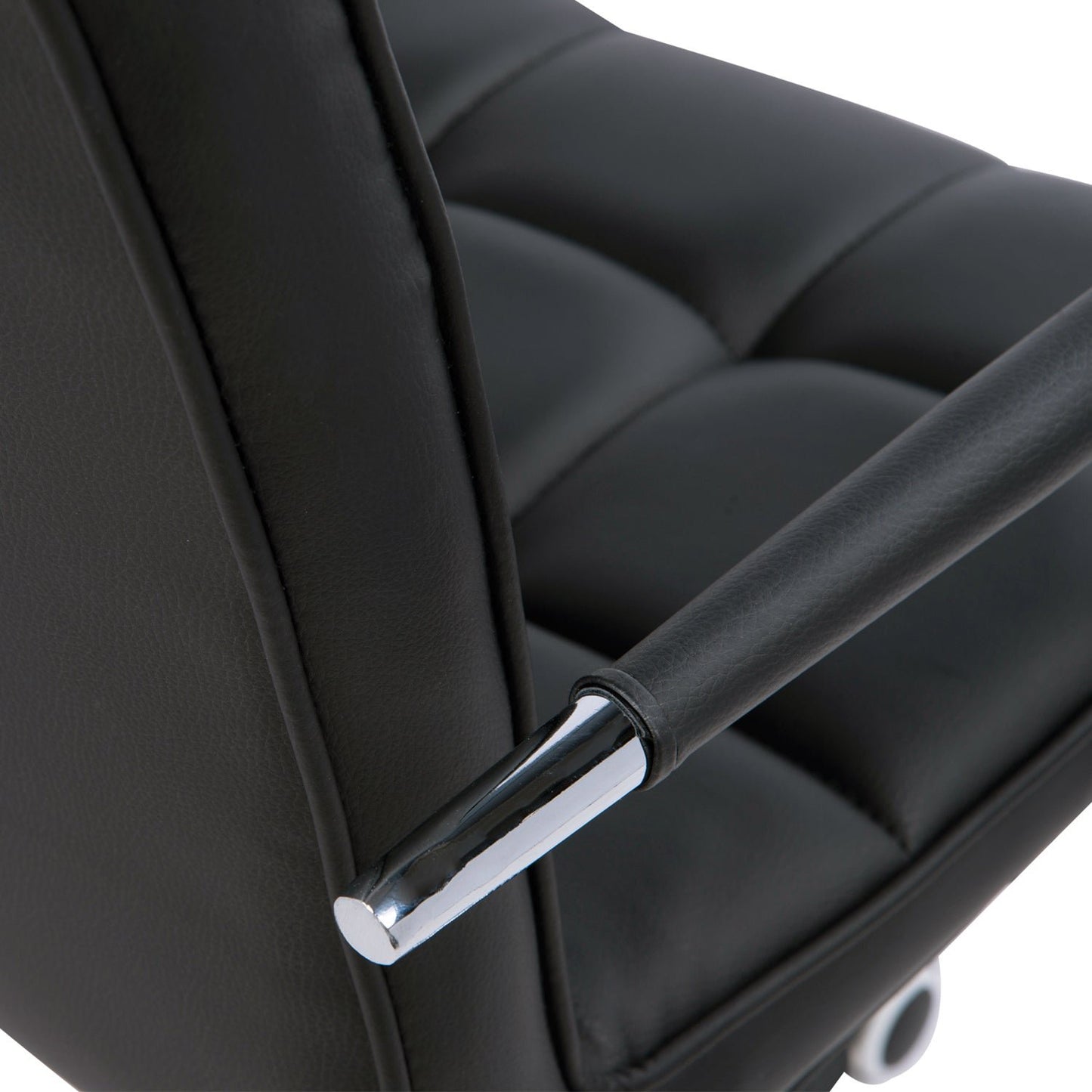 Bürostuhl, Ergonomischer Bürostuhl, Drehstuhl, Schreibtischstuhl, Kosmetikhocker Rollhocker Arbeitshocker Chefsessel, HOMCOM, 6