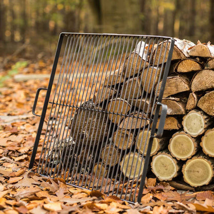 Grillrost aus Rohstahl für Feuerschale - Größe 44x44cm, Cook King, 4