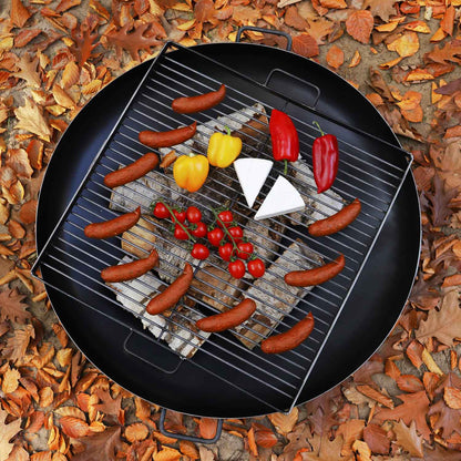 Grillrost aus Rohstahl für Feuerschale - Größe 44x44cm, Cook King, 5