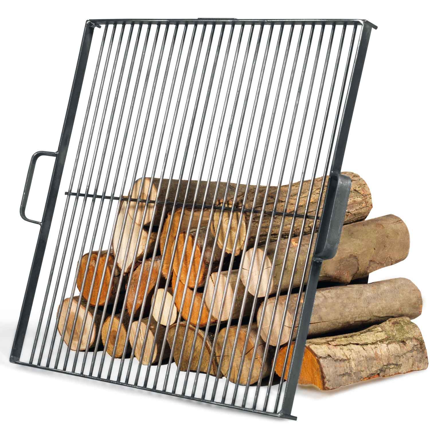 Grillrost aus Rohstahl für Feuerschale - Größe 44x44cm, Cook King, 1