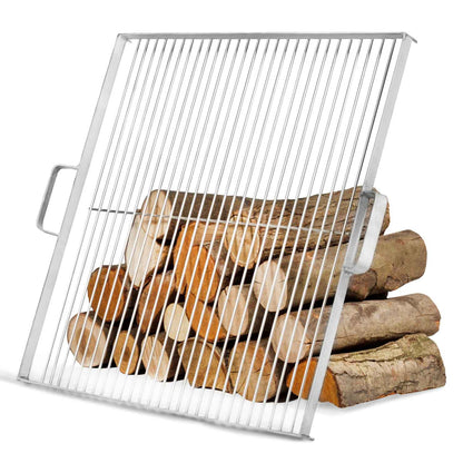 Grillrost aus Edelstahl für Feuerschale - Größe - 44x44cm, Cook King, 1