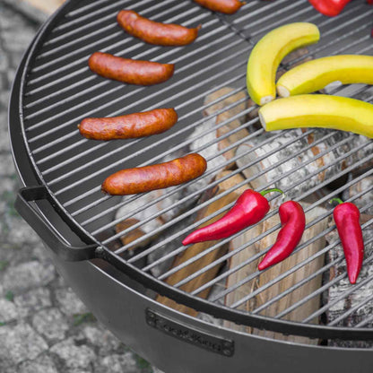 Grillrost mit 4 Griffen aus Rohstahl für Feuerschale - Dia. 70cm, Cook King, 3