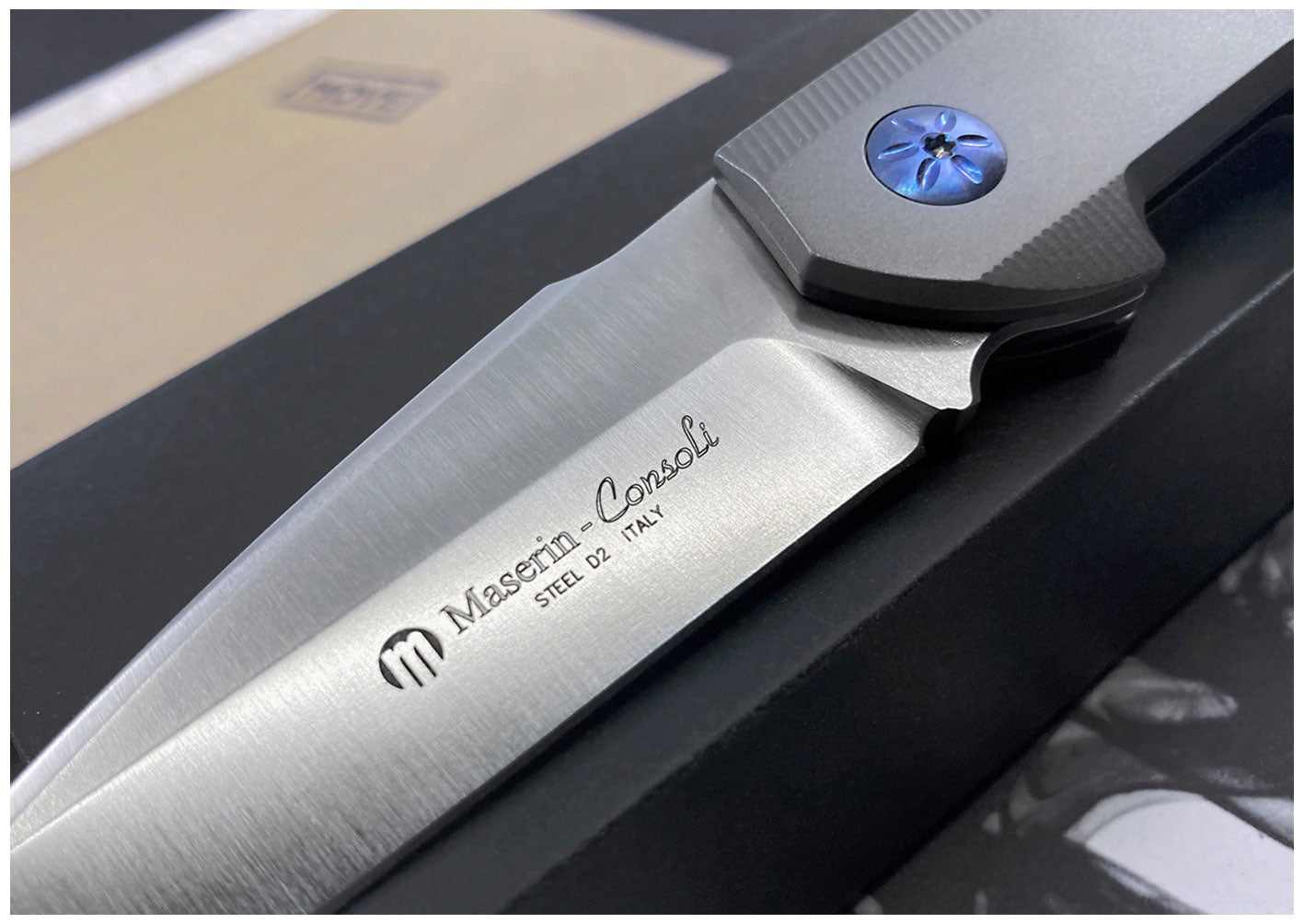 EDC Messer, Gentleman-Messer, Klappmesser, Titan, Maserin SOLAR, Messer kaufen,2