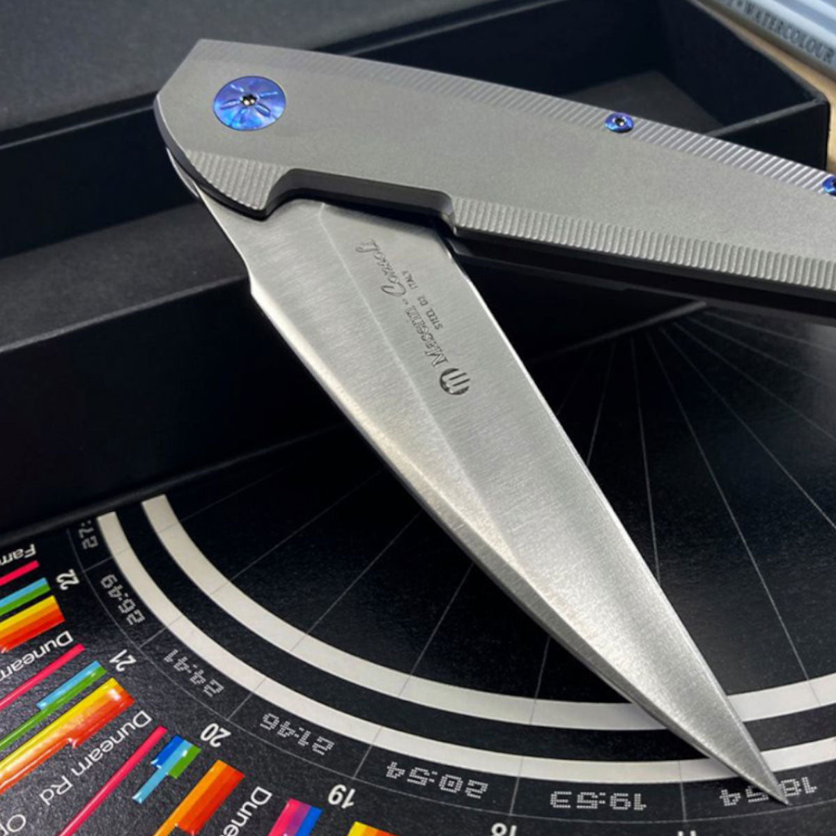 EDC Messer, Gentleman-Messer, Klappmesser, Titan, Maserin SOLAR, Messer kaufen,9