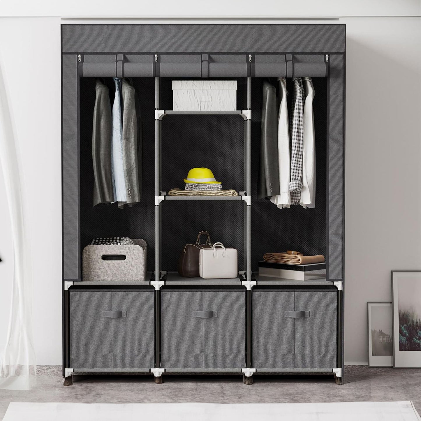 Faltshrank, Faltbarer Kleiderschrank, Faltbarer Schrank, Kleiderschrank Faltbar, Klappbarer Kleiderschrank, im