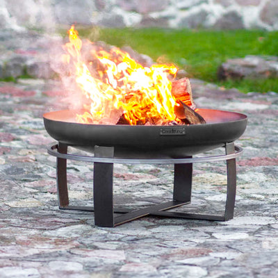 Feuerschale, Feuerschale Garten, Feuerschale 70cm, Höhe: 36cm, aus Stahl, Cook King Viking, 1