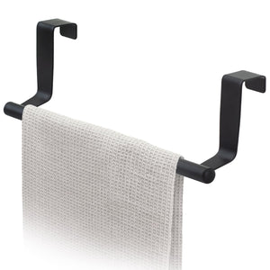 Handtuchhalter, Tür-Handtuchstange, Türhaken für Küche, Geschirrtuchhalter, Metall, Tatkraft Horizon Black