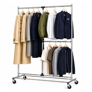 Kleiderständer, Kleiderständer Stabil, Schwerlast Kleiderständer, Rollgarderobe, variabel Kleiderstange, Tatkraft Marvel, kleiderständer kaufen