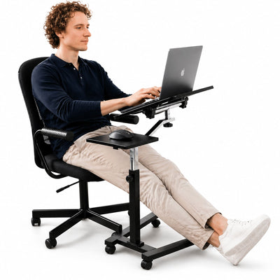 Laptoptisch, Laptoptisch Höhenverstellbar, laptoptisch für Bett, Sofa, mit Rollen, Tatkraft Joy, laptoptisch kaufen, laptop desk