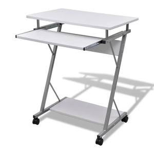 Schreibtisch, Kleiner Schreibtisch, Bürotisch, Laptoptisch, Schreibtisch Holz, Computerwagen, Costway, 1