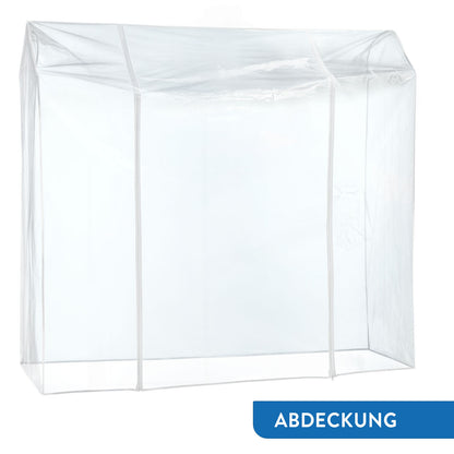Stoffschrank, Faltschrank, Schwerlast-Kleiderständer, Kleiderständer mit Abdeckung, Bis 100 Kg, Tatkraft Drogo & Big, 4