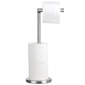 Toilettenpapierhalter, Freistehende Toilettenpapierhalter 2 in 1, Rostfrei Edelstahl, Tatkraft Kiara, Toilettenpapierhalter kaufen