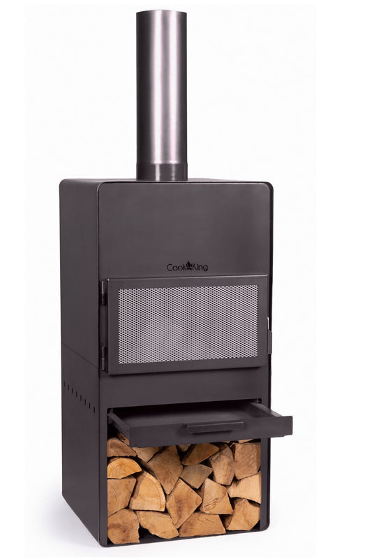 Terrassenofen, Gartenkamin, Gartenofen, Outdoor Ofen, Outdoor Backofen, Zeltofen Gartenofen, Gartenofen VENTO, Cook King, 2