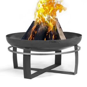 Feuerschale, Feuerschale Garten, Feuerschale 80 cm, Höhe: 36cm, aus Stahl, Cook King Viking, 2