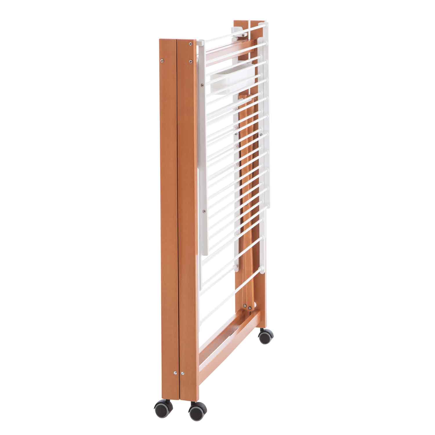 Wäscheständer Ausziehbar, Wäscheständer Holz, 20 Meter Trockenraum, Wäscheständer Klappbar, auf Rollen, Airone, 2