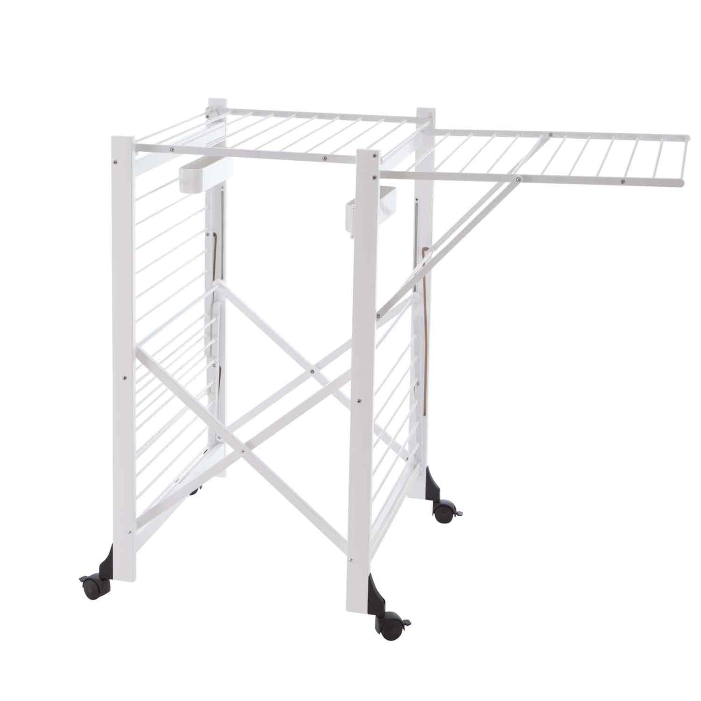 Wäscheständer, Wäscheständer Ausziehbar, Wäscheständer Klappbar, mit Rädern, Flügelwäschetrockner, Standtrockner, Gabbiano, 6