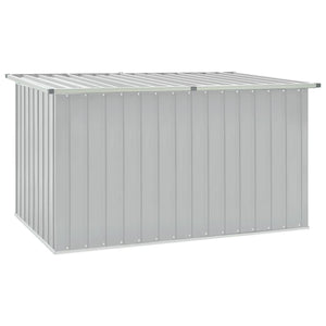 "Gartenbox Metall, Gartenbox xxl, 171x99x93 cm, Aufbewahrungsbox garten, Werkzeugkasten, Verzinktem Stahl, Grau, vidaXL, 1