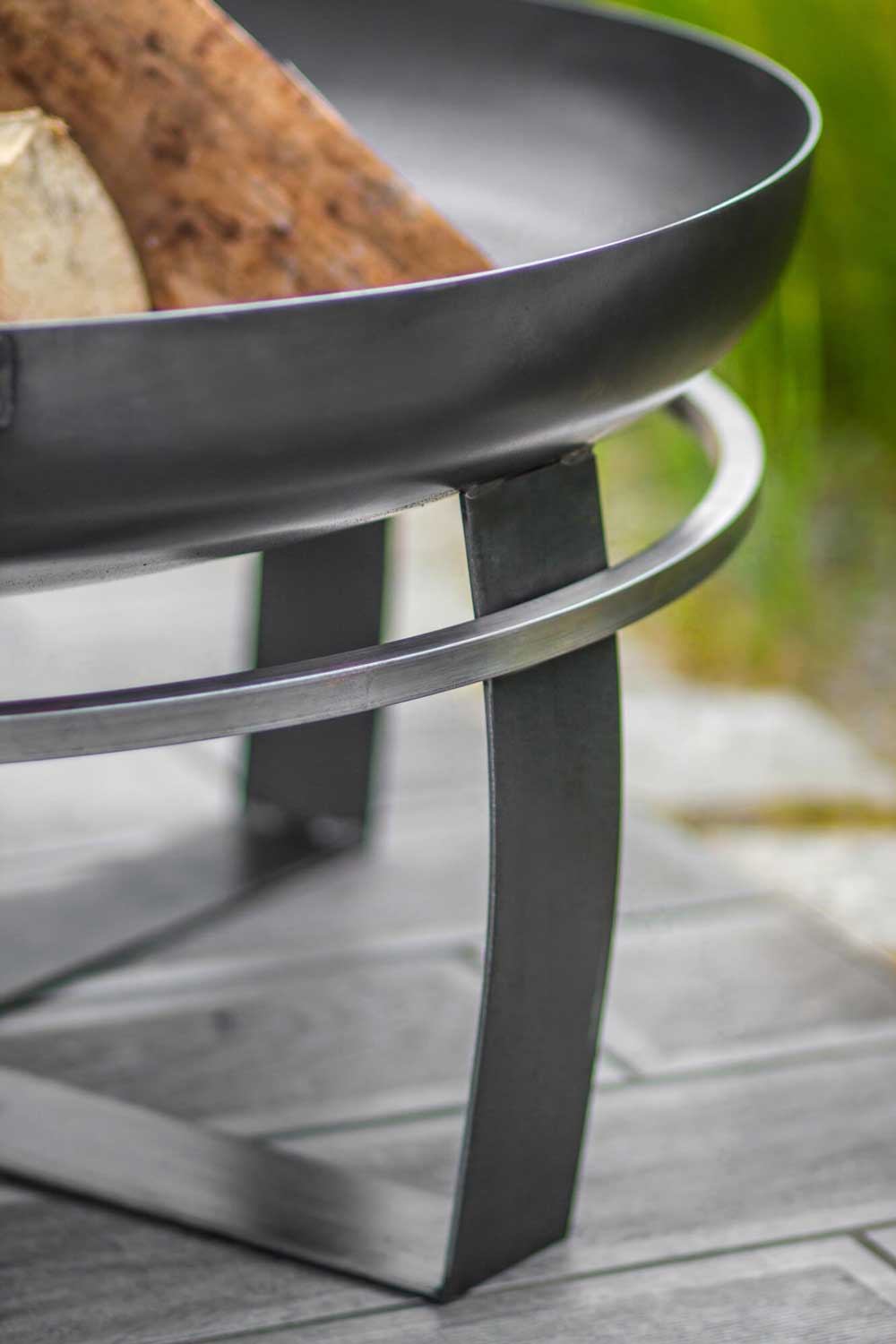 Feuerschale, Feuerschale Garten, Feuerschale 60 cm, Höhe: 36cm, aus Stahl, Cook King Viking, 10